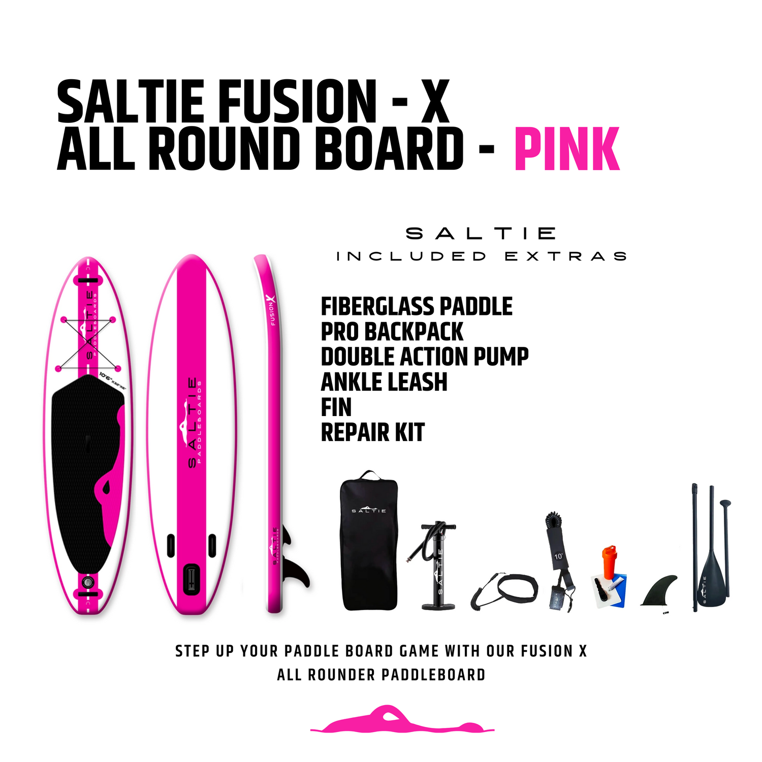 Saltie Fusion-X All Round Sup - Pink