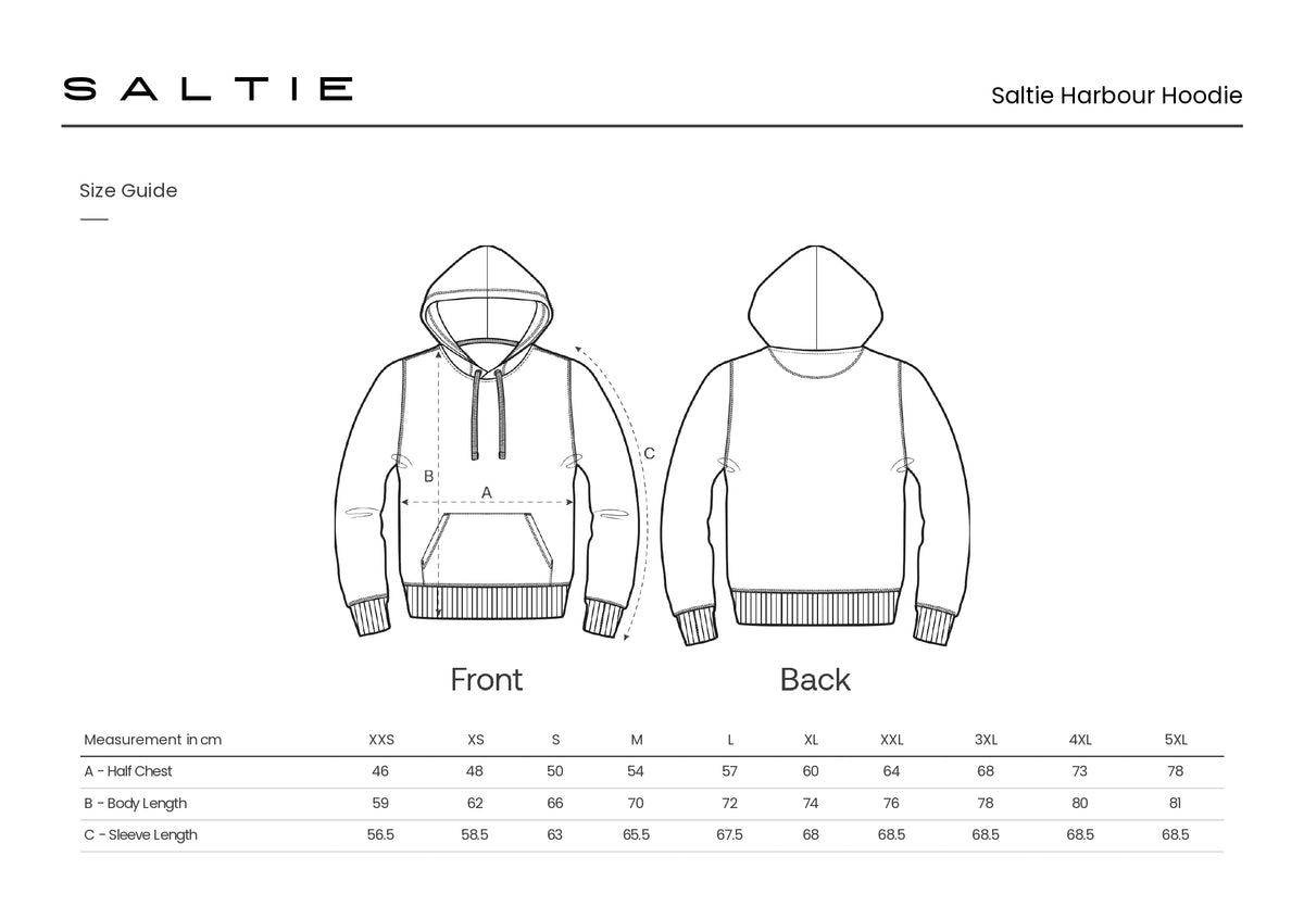 Saltie Harbour Hoodie - North Sea Navy