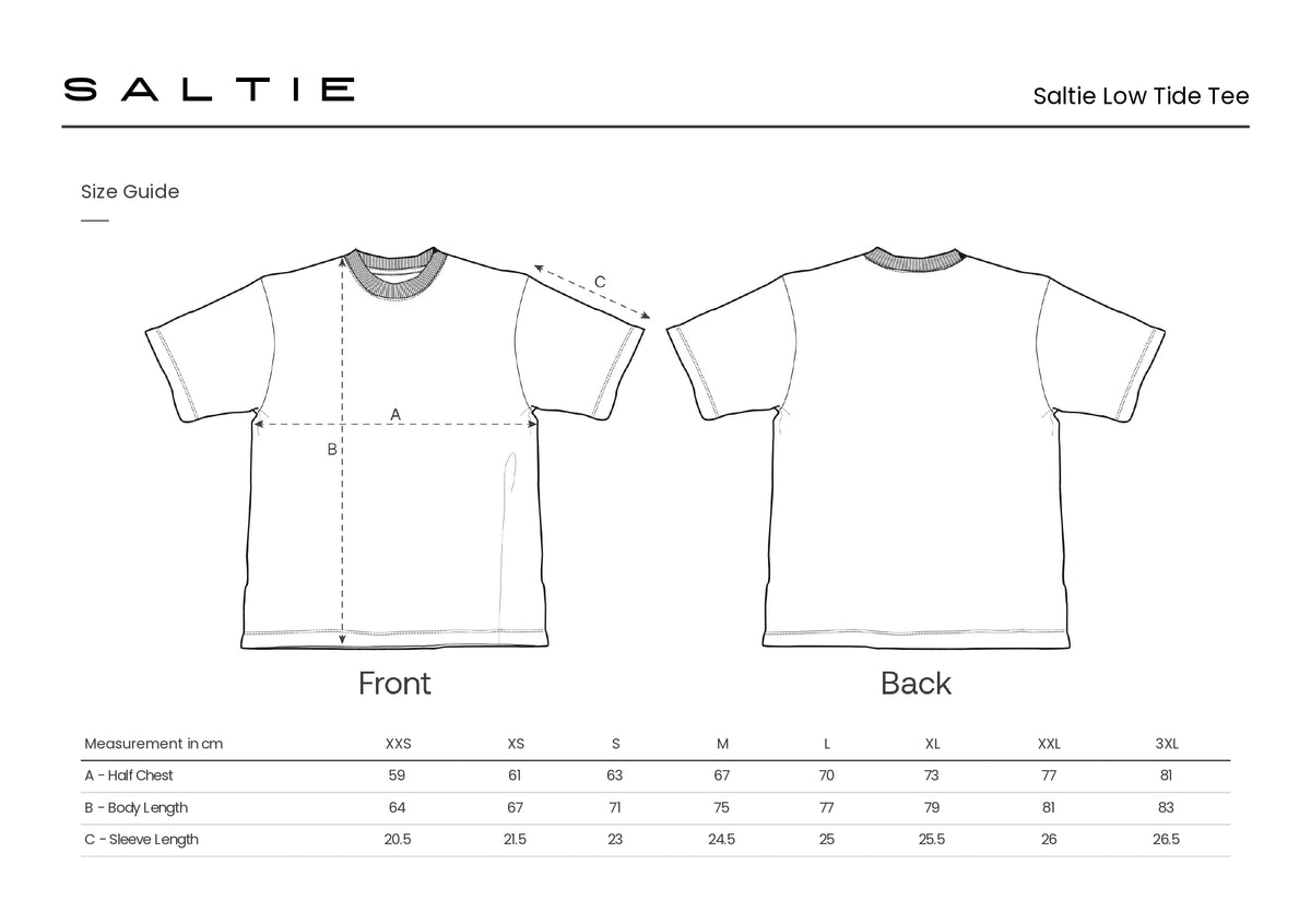 Saltie Low Tide Tee - Cliff Khaki