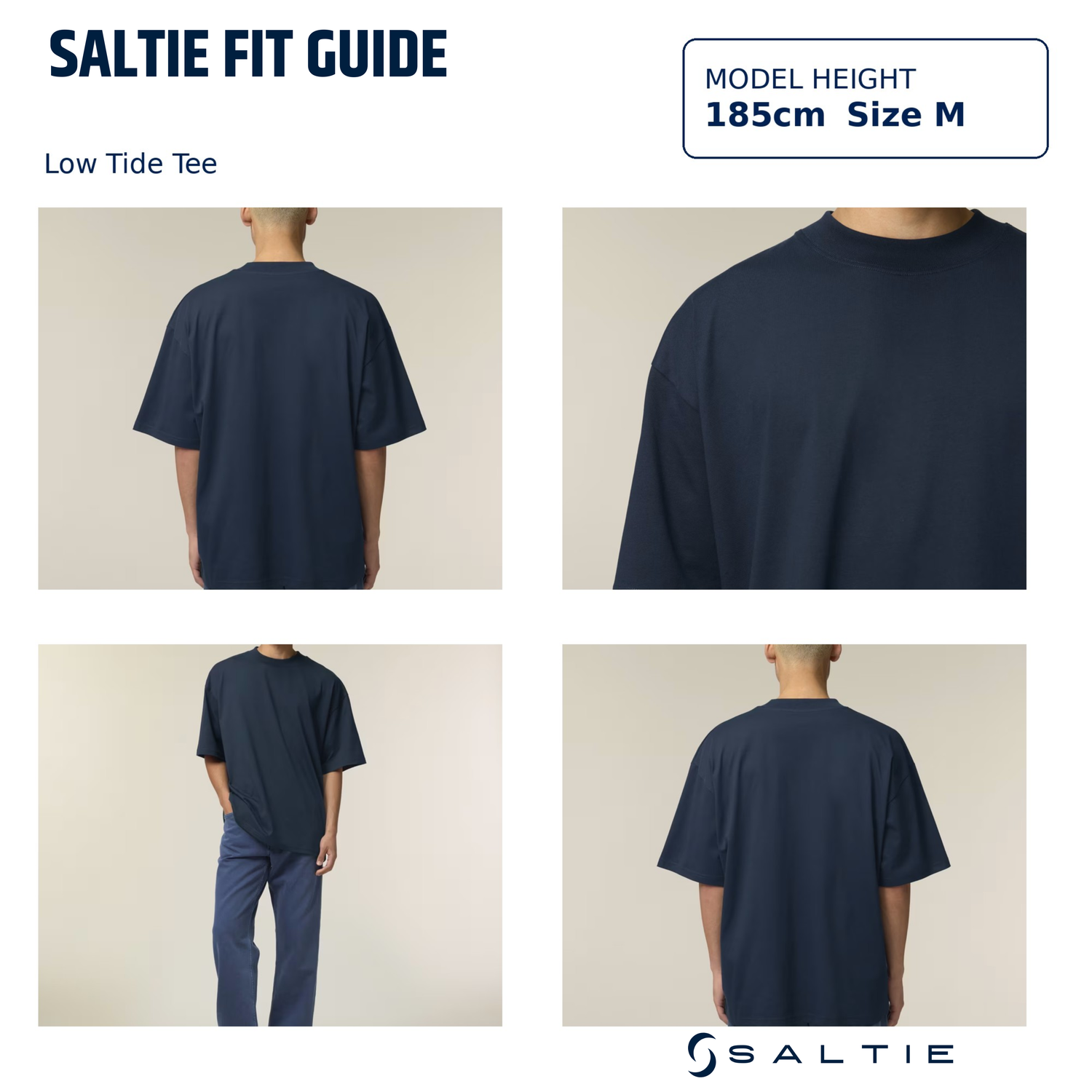 Saltie Low Tide Tee - North Sea Navy