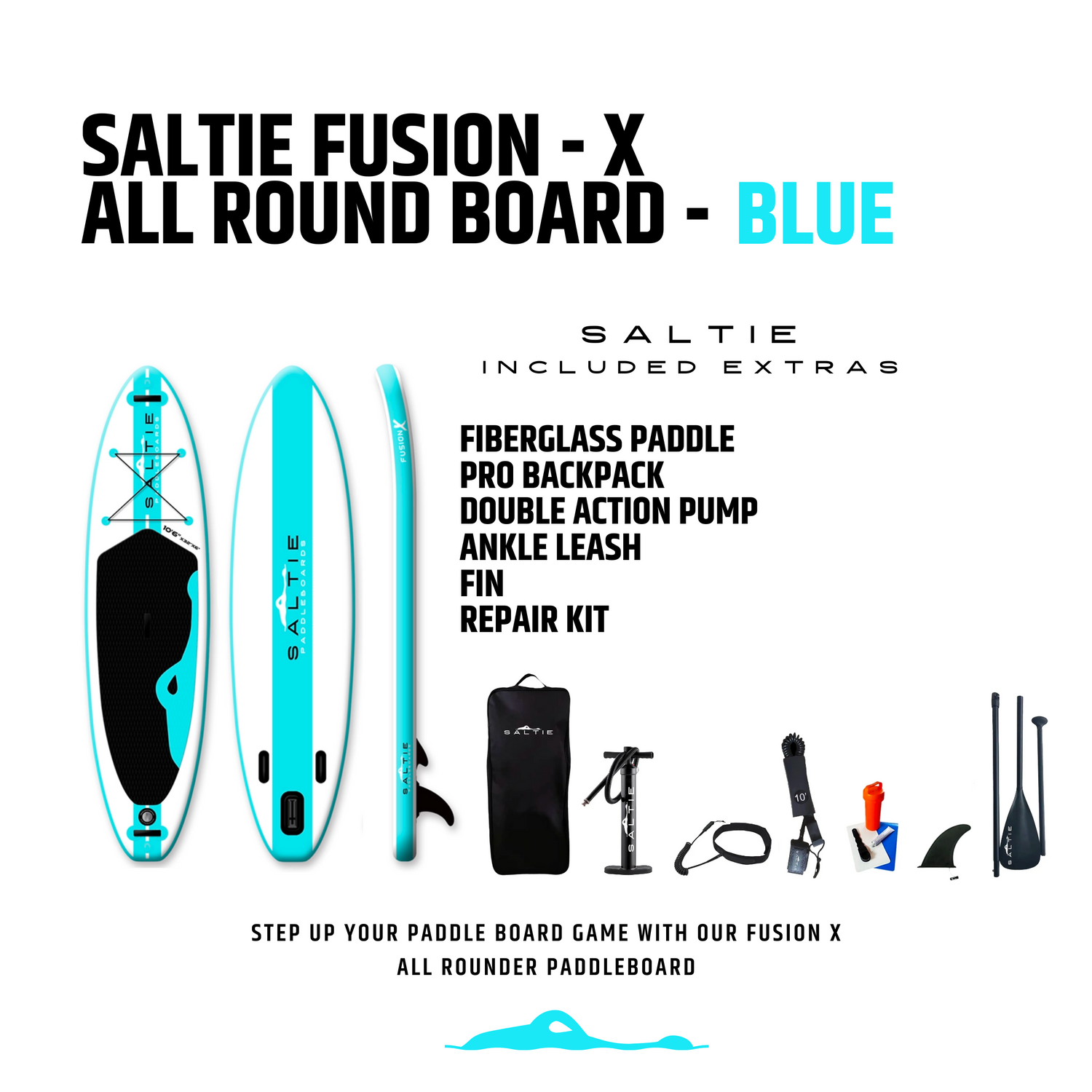 Saltie Fusion-X All Round Sup - Blue