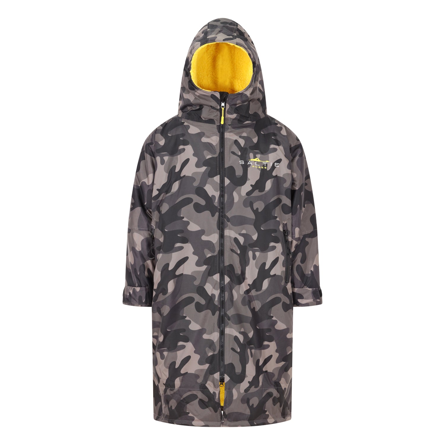 Saltie Elite Changing Robe - Storm Camo/Yellow