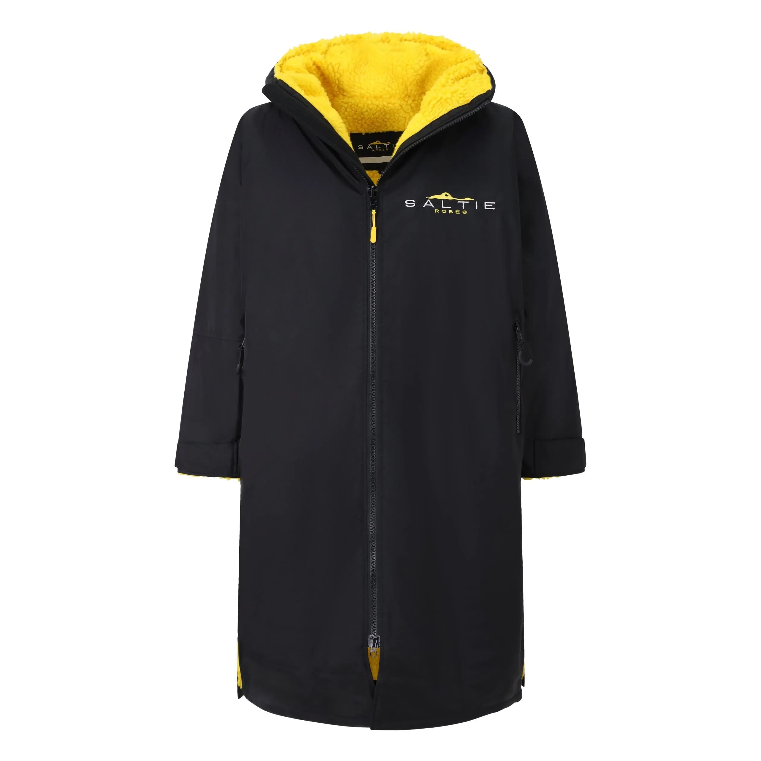 Saltie Elite Changing Robe - Black/Yellow