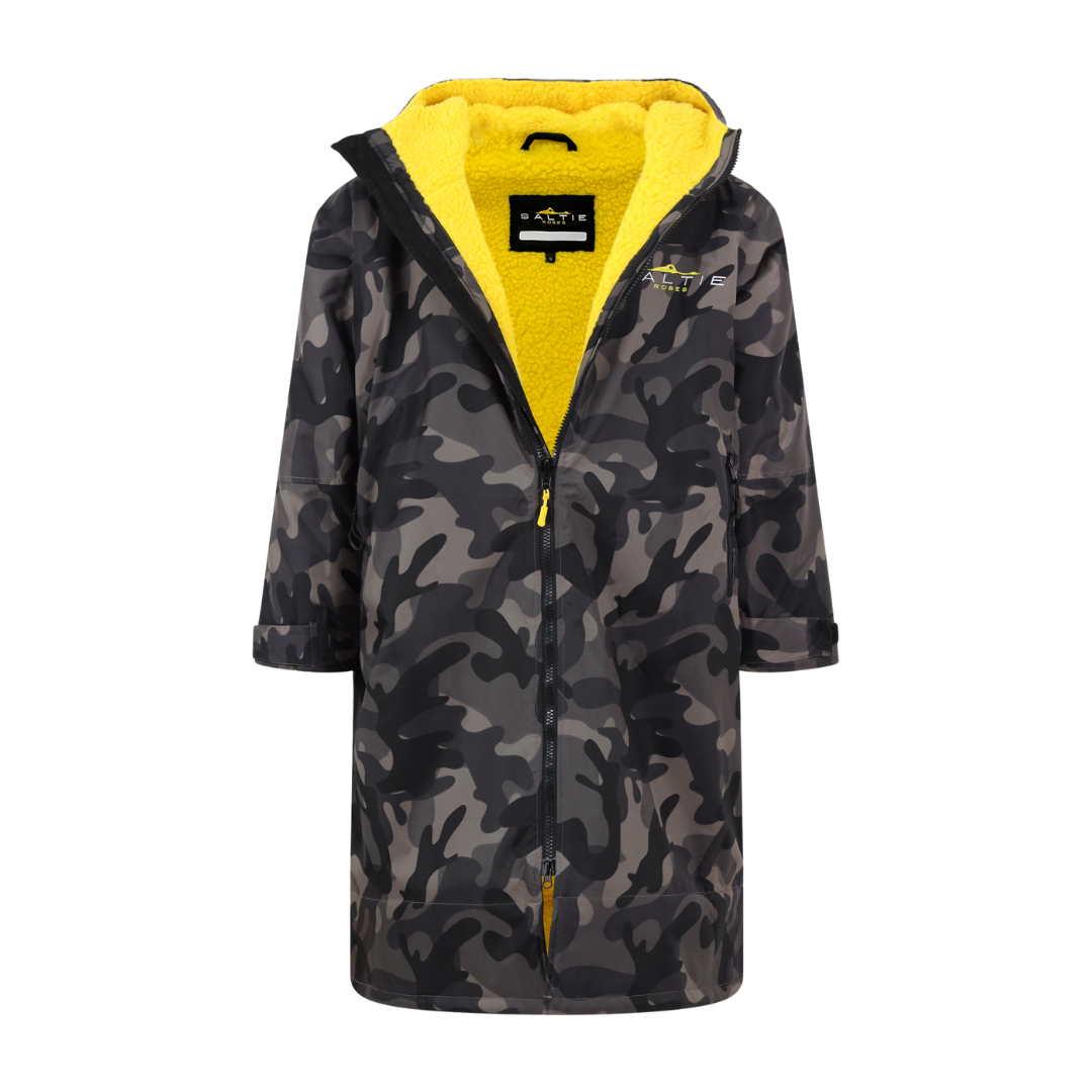 Saltie Elite Changing Robe - Storm Camo/Yellow