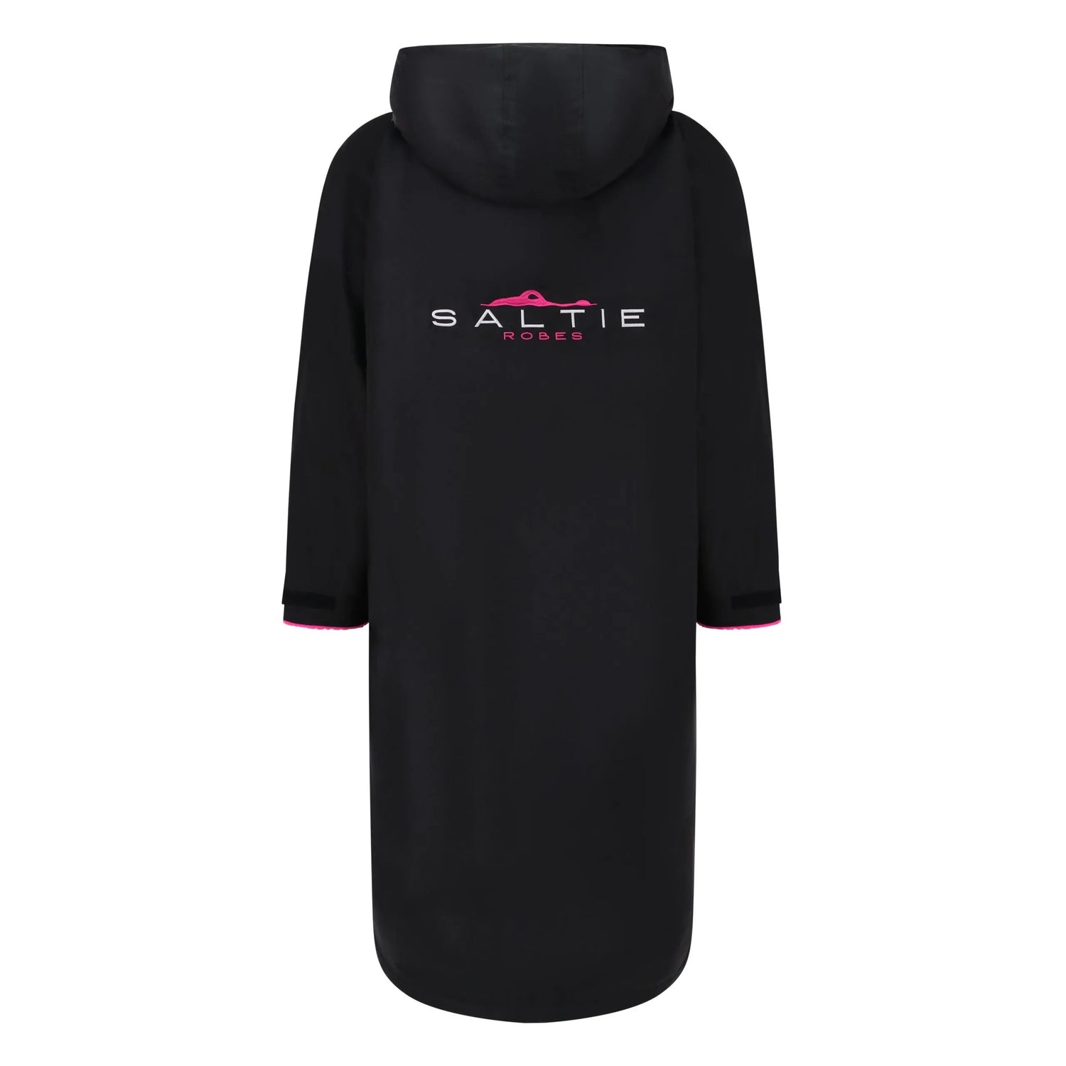 Saltie Elite Changing Robe - Black/Hot Pink